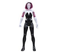 Marvel Spider-Man Titan Series Ghost-Spider Action Figure, 30-cm-scale (12 Inch) Super Hero Toys for Children Ages 4+, Black, White, Pink
