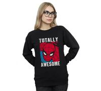 Marvel Spider-Man Totally Awesome Sweatshirt In Black Black M