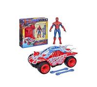 Marvel Studios Spider-Man: Brand New Day ActionVerse Stretch & Blast Buggy, 11.4-cm Action Figure & Vehicle Toy Set, Super Hero Toys, Ages 4+
