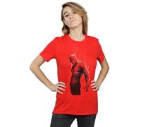 Marvel Spider-Man Web Wrap Cotton Boyfriend T-Shirt In Red Red M