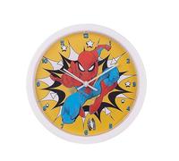 Marvel Spider-Man Yellow Wall Clock | 10-Inch Analog Kids Clock | Official Marvel Licensed Battery Operated Round Clock for Boys’ Bedroom, Playroom & Wall Decor - POP Creations