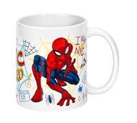 Marvel Spiderman 11oz Ceramic Mug - I Love NYC Hero 325ml Coffee Cup, Dishwasher & Microwave Safe, Officially Licensed Gift for Kids & Adults