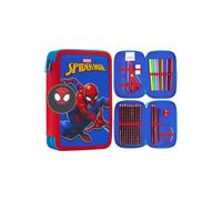 Marvel Spiderman 2 Compartment Pencil Case School Stationary Accessories Marvel Multicolor