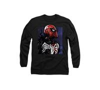 Marvel Spiderman 2 Gamerverse Symbiote Parker Long Sleeve T-Shirt, Black Black L