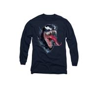 Marvel Spiderman 2 Gamerverse Venom Erupts Long Sleeve T-Shirt, Navy Navy XL