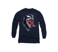 Marvel SpiderMan 2 Gamerverse Venom Erupts Long Sleeve T-Shirt, Navy | Size: XL Marvel Navy XL