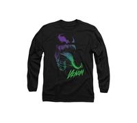 Marvel Spiderman 2 Gamerverse Venom Gradient Long Sleeve T-Shirt, Black Black M