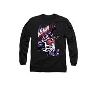 Marvel Spiderman 2 Gamerverse Venom Scratch Long Sleeve T-Shirt, Black Black XL