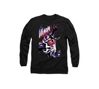 Marvel SpiderMan 2 Gamerverse Venom Scratch Long Sleeve T-Shirt, Black | Size: Small Marvel Black S