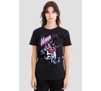 Marvel Spiderman 2 Gamerverse Venom Scratch T-Shirt, Black Black