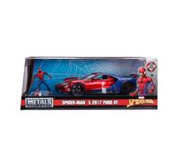 Marvel Spiderman 2017 Ford Gt W/Figure 1:24 Jada Toys