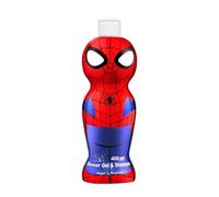 Marvel Spiderman 2in1 Kids Shower Gel & Shampoo, 400ml | Kids Bubble Bath | Natural, Vegan, Paraben-Free, Dermatologically Tested | Gently Cleanses Head-to-Toe Wash for Dry, Sensitive Skin Children 3+