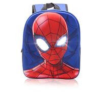 Marvel Spiderman Kids Backpack with Light Up Eyes, Superhero School Bag for Boys and Toddlers