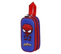 Marvel Spiderman Bobblehead-3D Double Pencil Case, Blue, 22 x 9.5 cm