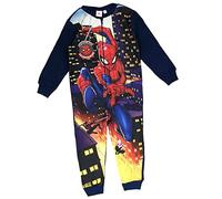Marvel Spiderman Boys Fleece Onesie, Navy, Age 18-24 Months
