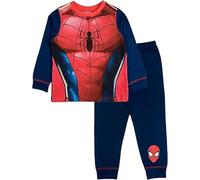 Marvel Spiderman Boys Long Pyjamas Age 7-8 Years Blue