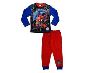 Marvel Spiderman Boys Pyjamas 9-10 Years, Web-Crawler Comics PJ Red