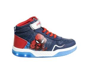 Marvel Spiderman Boys Shoes High Sneakers Boys Gift Size EU 27 to 33, multi-coloured, 13.5 UK