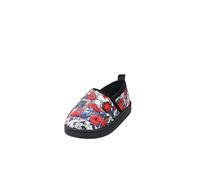 Marvel Spiderman Boys Slippers - Toddler Kids Comic Print Indoor House Shoes with Soft Cushioned Lining and Non Slip Sole (Black UK 6/7-EU23/24)
