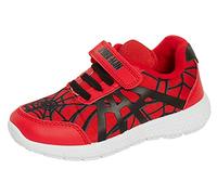 Marvel Spiderman Boys Trainers Kids Sports Shoes Kids Avengers Easy Fasten Running Skate Shoes Pumps Red 12 UK Child