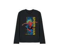 Marvel Spiderman Brand New Day Spidey Sense Long Sleeve T-Shirt, Black | Size: Medium Marvel Black M