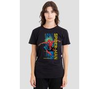 Marvel Women's Spiderman Brand New Day Spidey Sense T-Shirt, Black | Size: Small Marvel Black S