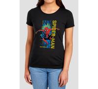 Marvel Women's Spiderman Brand New Day Spidey Sense T-Shirt, Black | Size: Small Marvel Black S
