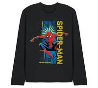Marvel Spiderman Brand New Day Spidey Sense Unisex Long Sleeve T-Shirt, Black, Medium