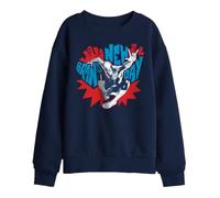 Marvel Spiderman Brand New Day Street Hero Kids Sweatshirt, Navy, 5-6Y