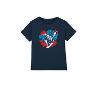 Marvel Spiderman Brand New Day Street Hero Kids T-Shirt, Navy | Size: 3-4 Years Marvel Navy 3-4 Years