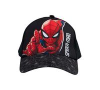 Marvel Spiderman Cap for Boys - Children's Baseball Cap Adjustable Black, black, One Size
