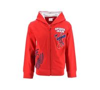 Marvel Spiderman Children's Hoodie, Zip-Up Sweatshirt, Gift for Children, Sizes 3 to 8 Years, red, 8 Years
