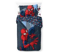 Marvel Spiderman City Streets 100% Cotton 3 Piece Single Bedding Set - Includes Duvet Cover, Fitted Sheet & Pillowcase
