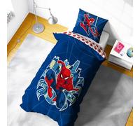 Marvel Spiderman City Swing Streets 100% Polycotton Single Duvet Cover Set - Includes Matching Pillowcase