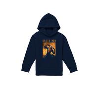 Marvel Spiderman Creeping Venom Youth Kids Pull-Over Hoodie, Navy | Size: 7-8 Years Marvel Navy 7-8 Years