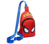 Marvel Spiderman Cross Body Bag for Boys with Adjustable Strap Shoulder Bag Sling Backpack for Travel Holiday Days Out