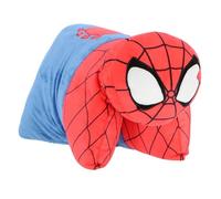 Marvel Spiderman Cuddly Pillow - 2-in-1 Plush Figure & Foldable Cushion for Children - Superhero Cushion Gift Idea for Boys