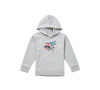 Marvel Spiderman Deck The Walls Youth Kids Pull-Over Hoodie, Athletic Heather in Grey | Size: 9-11 Years Marvel Grey 9-11 Years