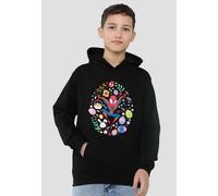 Marvel Spiderman Easter Circle Youth Kids Pull-Over Hoodie, Black Marvel Black 7-8 Years