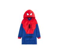 Marvel Spiderman Fleece Blanket Hoodie for Boys and Teenagers - One Size Cosy Hooded Blanket - Spiderman Gifts for Boys Red/Blue