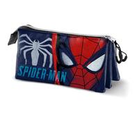 Marvel Spiderman Gaze-Triple Pencil Case, Blue 23 x 11 cm