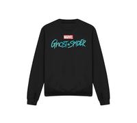 Marvel Spiderman Ghost Spider Classic Logo Sweatshirt, Black Black