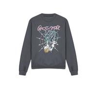 Marvel Spiderman Ghost Spider Neon Web Sweatshirt, Dark Heather In Dark Grey Dark Grey