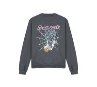 Marvel Spiderman Ghost Spider Neon Web Sweatshirt, Dark Heather in Dark Grey | Size: 2XL Marvel Dark Grey 2XL