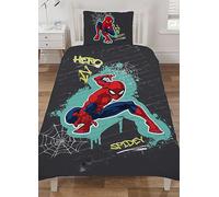 Marvel Spiderman Hero Reversible Single Duvet Cover Set Multi