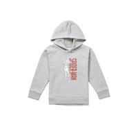 Marvel Spiderman Hero Stance Youth Kids Pull-Over Hoodie, Athletic Heather in Grey | Size: 5-6 Years Marvel Grey 5-6 Years