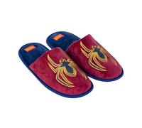 Marvel Spiderman House Slippers for Men Slippers with Non-Slip Sole, Sizes EU 38 to 45, red, 8/9 UK