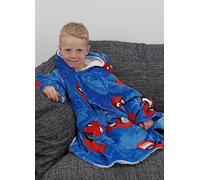 Marvel Spiderman Hugzee - Wearable Hooded Fleece Blanket Multi