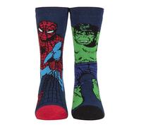 HEAT HOLDERS Mens Hulk Socks Lite | Novelty Marvel Thermal Socks for Winter (6-11, Hulk/Spiderman)