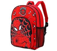 Marvel Spiderman Kids Childrens Premium Backpack School Rucksack Travel Bag Boys Girls with side mesh pocket and front zipped pocket